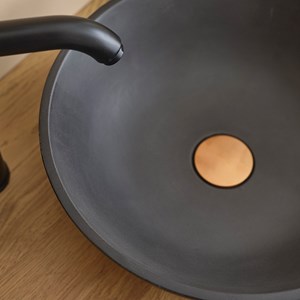 Vasque bol en beton gris