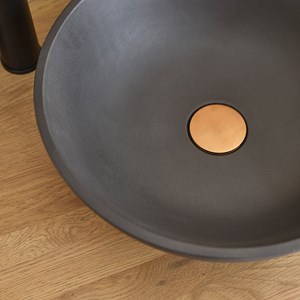 Vasque bol en beton gris
