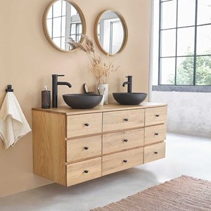 Vasque bol en beton gris