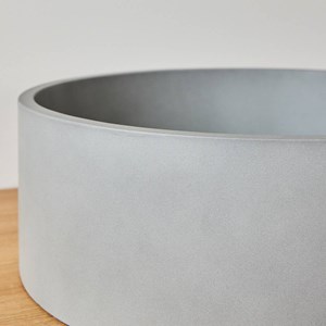 Vasque tambour béton
