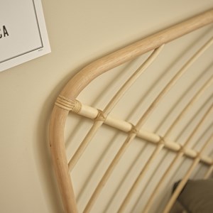 Tête de lit bohème en rotin 160 cm