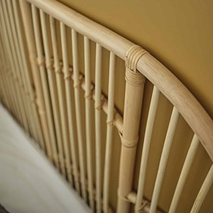 Tête de lit bohème en rotin 160 cm