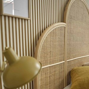 Tête de lit en rotin 160 cm