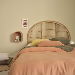 Tête de lit en rotin 140 cm