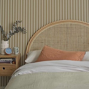 Tête de lit en rotin 140 cm