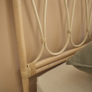 Tête de lit rotin et cannage 90 cm