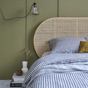 Tête de lit en rotin 180 cm