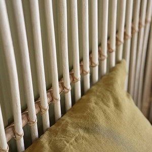 Tête de lit haute en rotin 180 cm