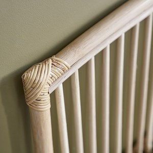 Tête de lit haute en rotin 180 cm