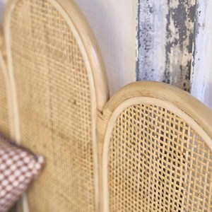 Tête de lit en rotin et cannage 160 cm