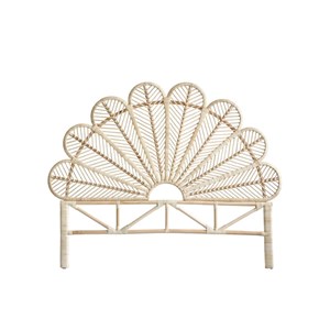 Tête de lit bohème en rotin 140 cm