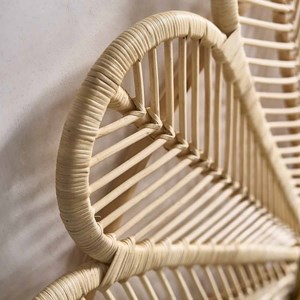 Tête de lit bohème en rotin 140 cm