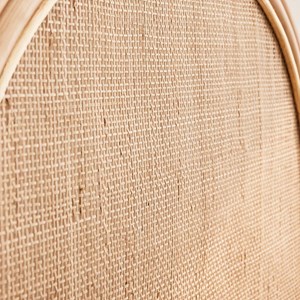 Tête de lit en rotin et cannage 90 cm