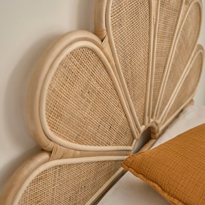 Tête de lit rotin et cannage 90 cm
