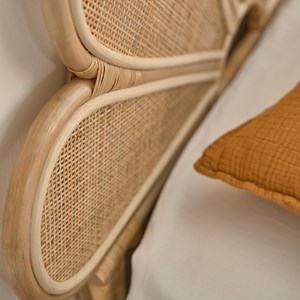 Tête de lit rotin et cannage 90 cm