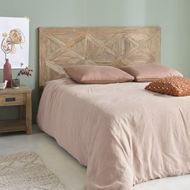 Tête de lit teck recyclé fsc mixte