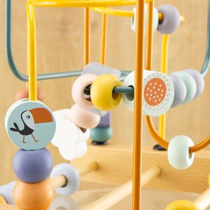 Circuit de perles en bois