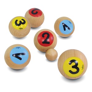 Jeu de pétanque 1, 2, 3