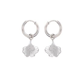 Créoles ginkgo – argenté