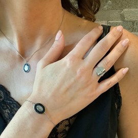 Collier marie – argenté