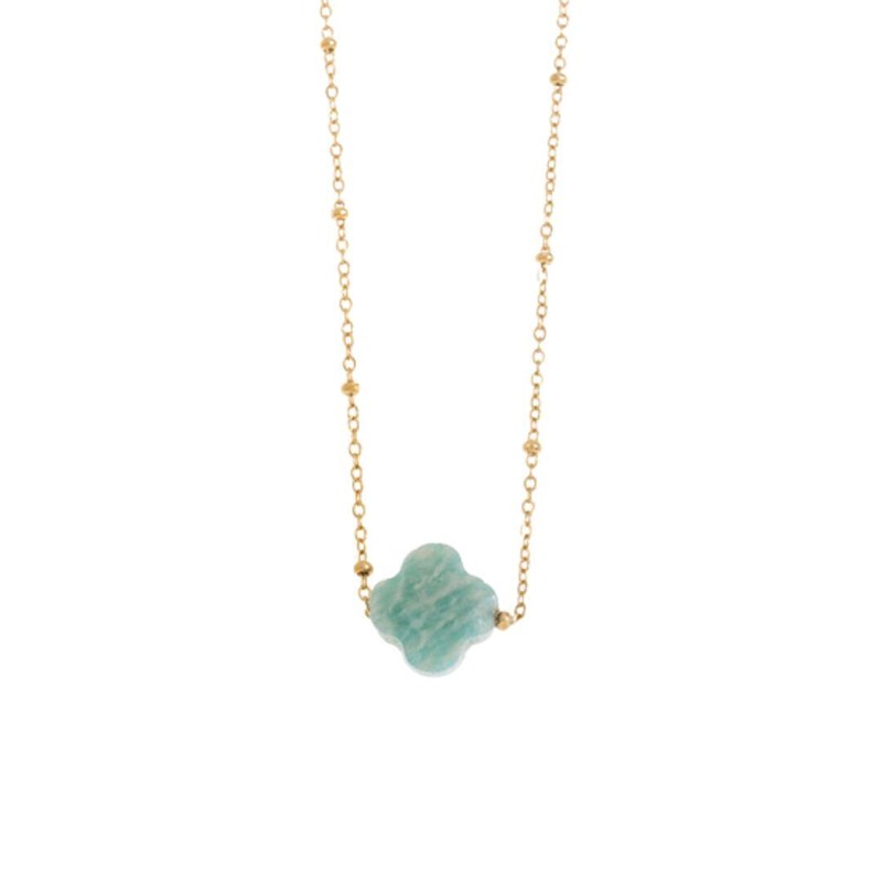 Paloma de Bahia - Collier trebol – apatite