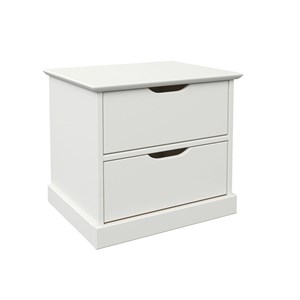 Table de chevet 2 tirois bois massif théa