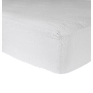 Drap housse gaze de coton 140 x 190 cm