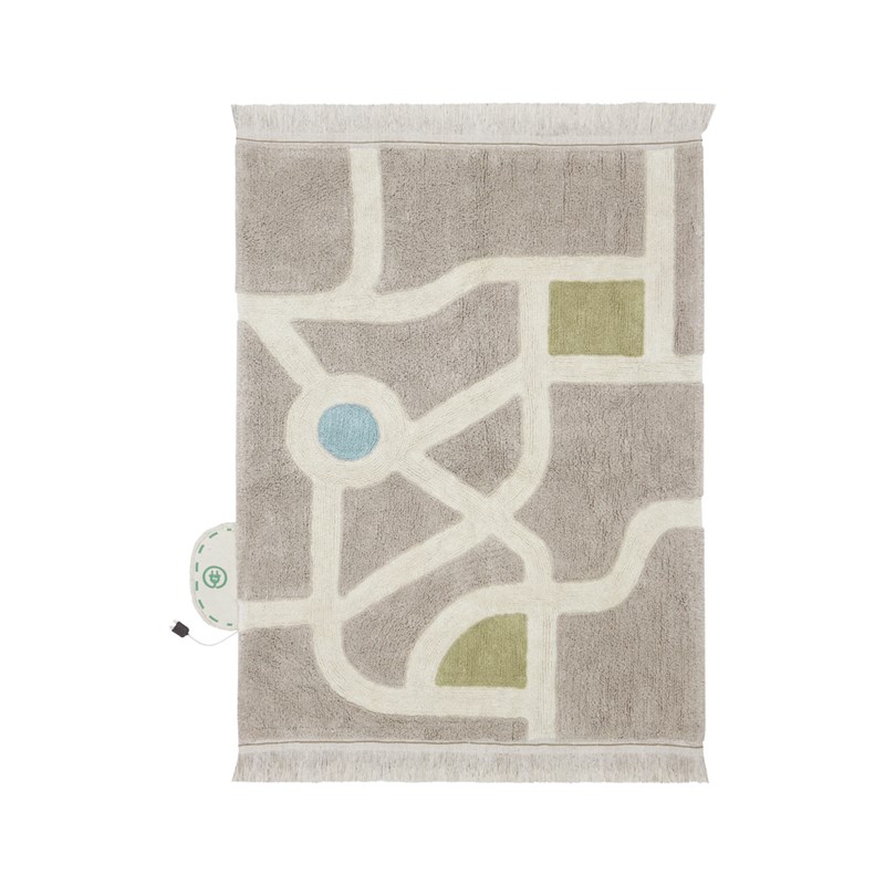 Lorena Canals - Tapis de jeu lavable eco-city 120x170 cm