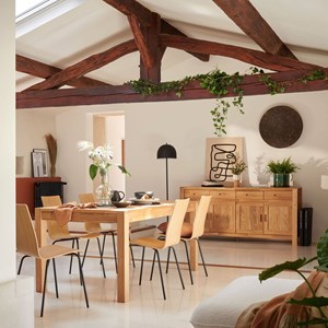 Buffet 4 portes 4 tiroirs luminescence