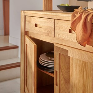 Buffet 4 portes 4 tiroirs luminescence