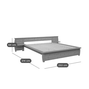 Lit rangement théo 160 x 200 cm