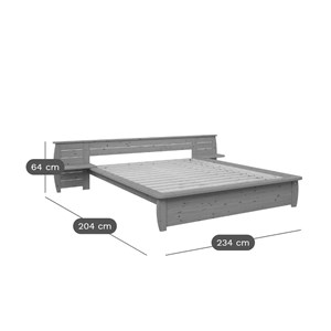 Lit rangement théo 140 x 190 cm