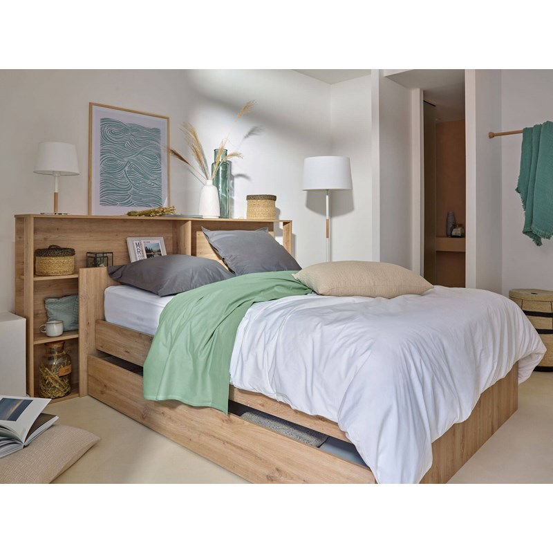 Camif - Lit rangement nature