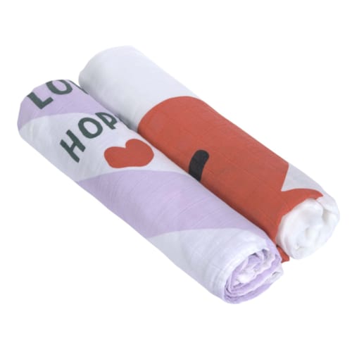 aden + anais - Lot de 2 maxi langes en mousseline