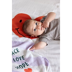 Lot de 2 maxi langes en mousseline