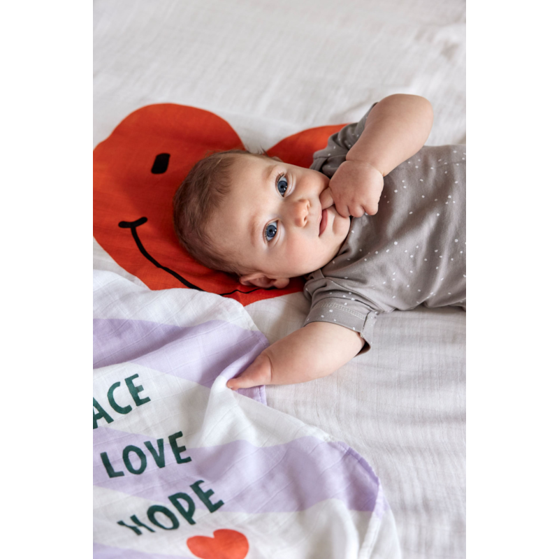 Lot de 2 maxi langes en mousseline (aden + anais) - Image 2