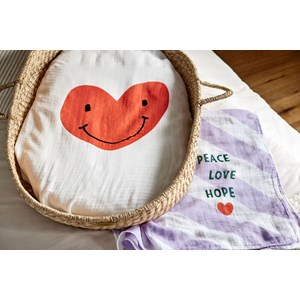 Lot de 2 maxi langes en mousseline