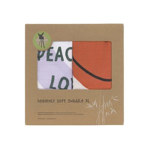 Lot de 2 maxi langes en mousseline