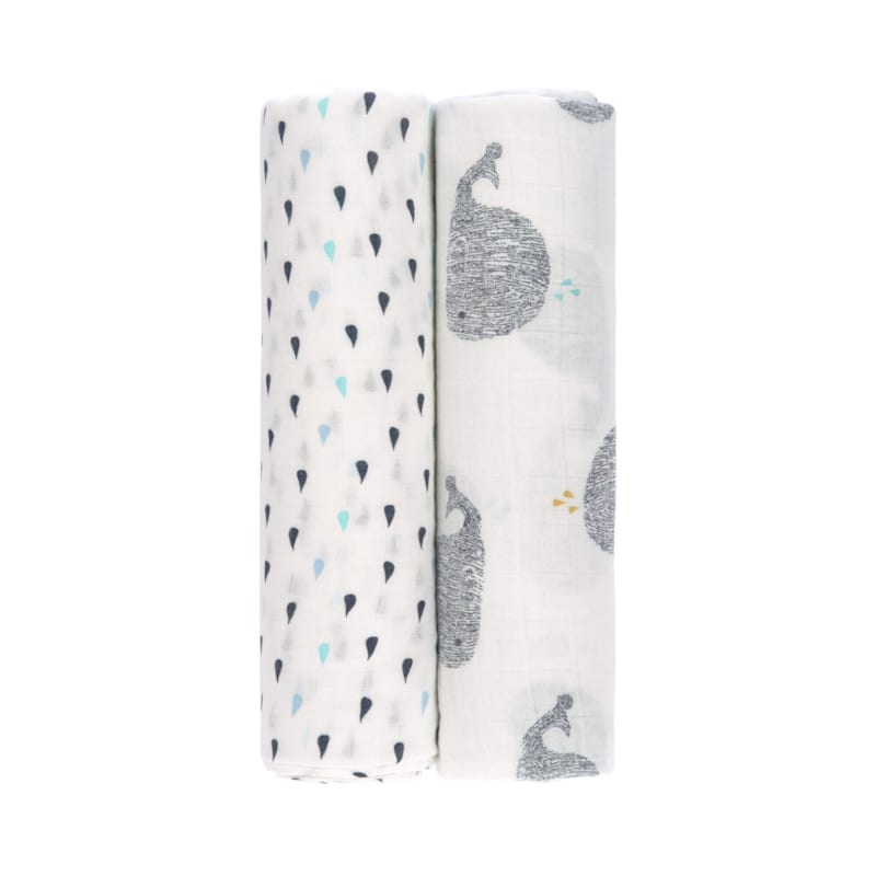 Lot de 2 maxi langes en mousseline (aden + anais) - Image 1