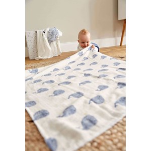 Lot de 2 maxi langes en mousseline