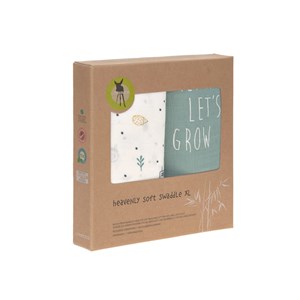 Lot de 2 maxi langes en mousseline