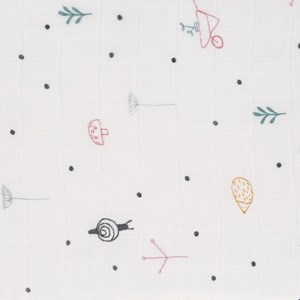 Lot de 2 maxi langes en mousseline