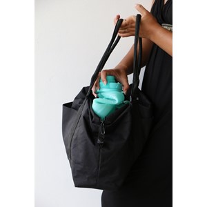 Bouteille retractable bleu