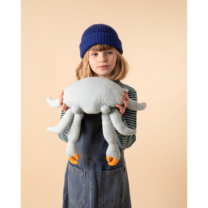 Peluche - mini crabe bleu