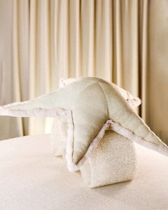 Peluche - petite étoile de mer dorée