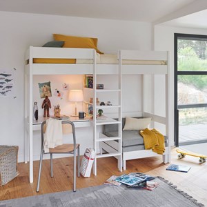 Lit mezzanine + fauteuil extensible tim