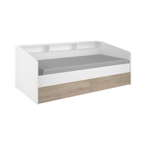 Lit banquette paolo tiroir couleur bois