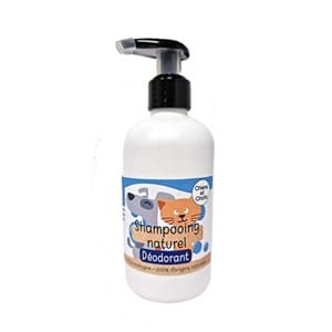 Shampoing naturel déodorant chien chat