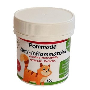 Pommade anti-inflammatoire pour chat