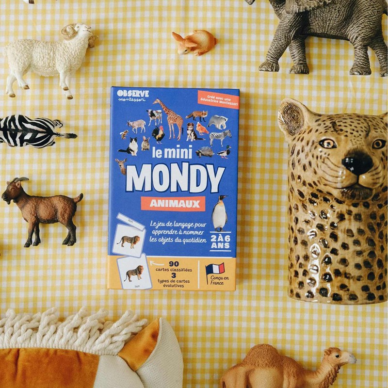 Mini-mondy, jeu de langage et lecture (Observe Montessori) - Image 1